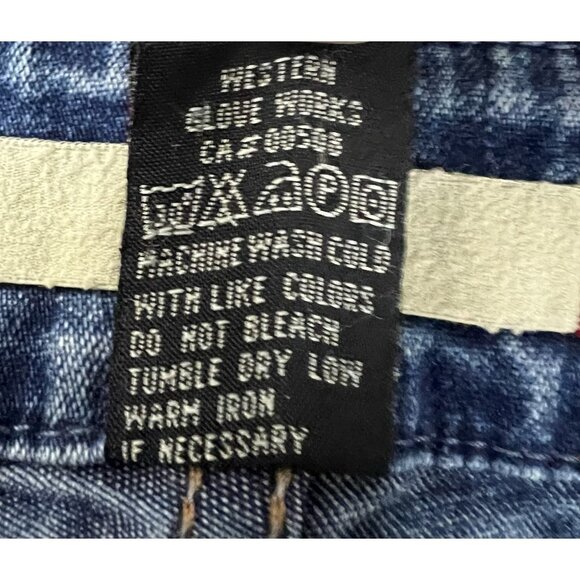 Jag Jeans Womens 20W Blue Stretch Straight Leg Denim Pants Plus Size - Picture 13 of 16